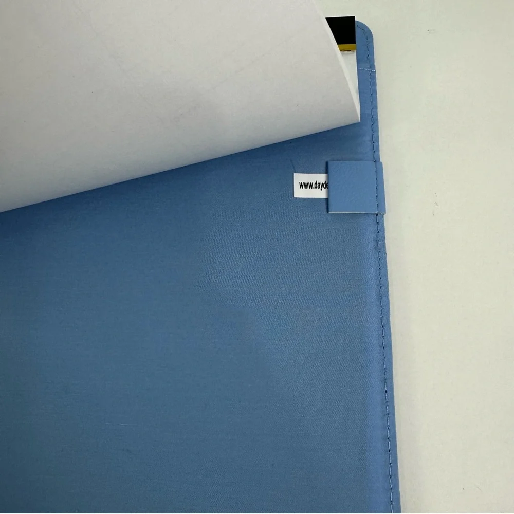 Day Designer Light Blue Soft Padfolio Notebook with 